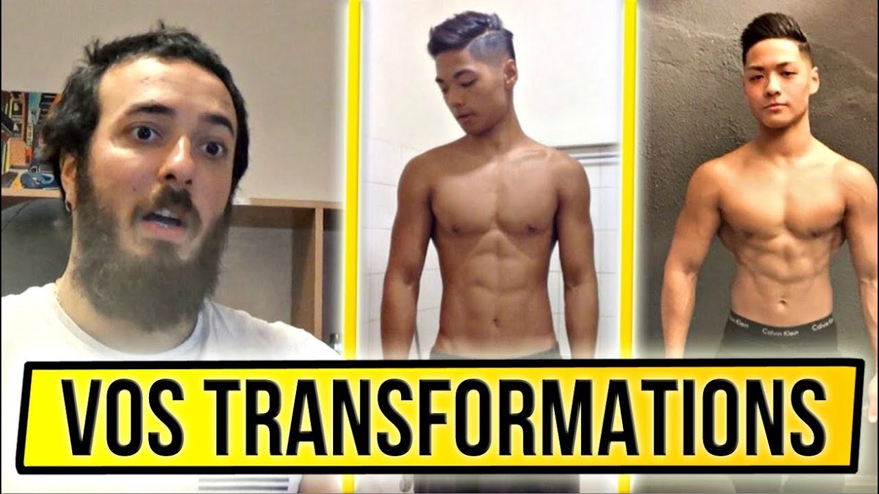 VOS TRANSFORMATIONS PHYSIQUES ! 1 an après - YouTube