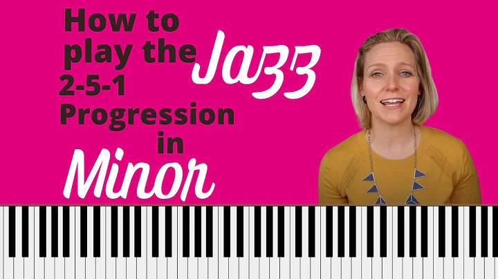 How to play Jazz 2-5-1 Chord Progression On Piano In Minor