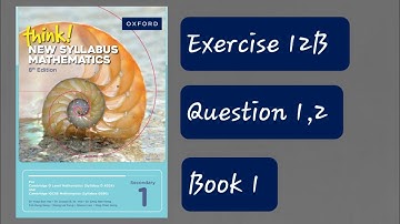 Exercise 12B (Area of Shaded Region) Question 1,2 Think New Syllabus Mathematics 8th Edition Book 1