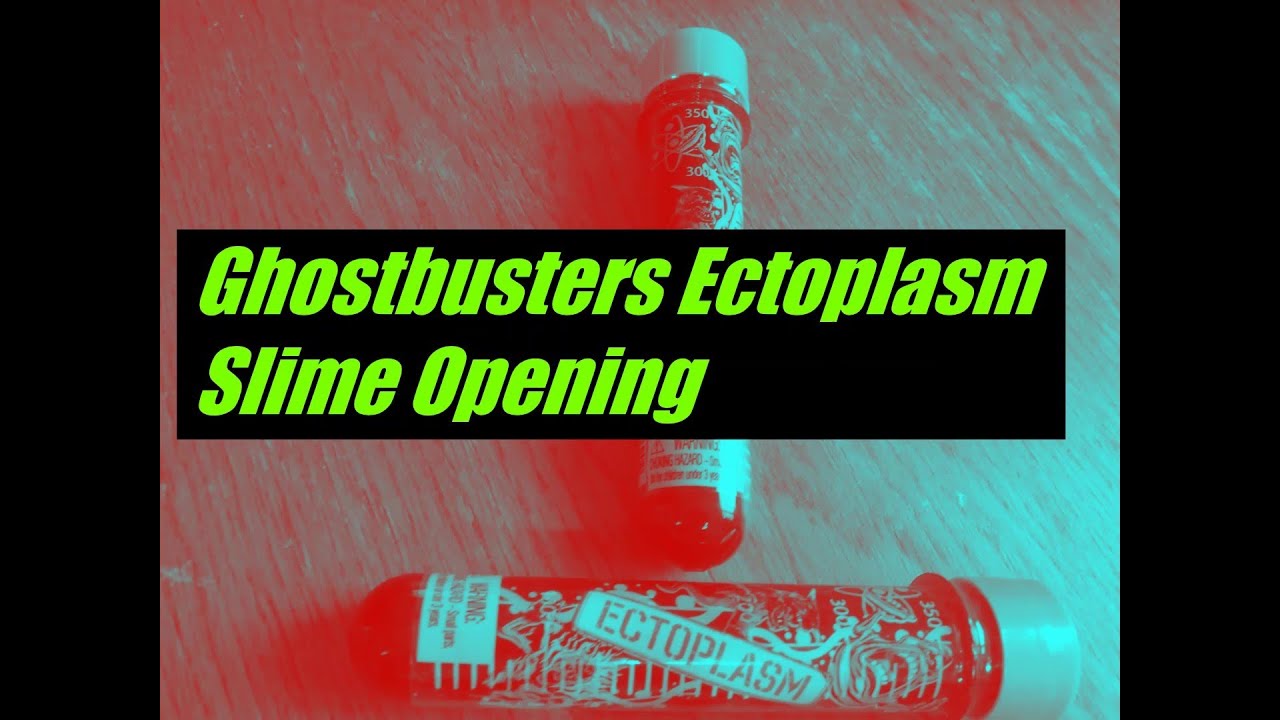 Ghostbusters Ectoplasm Slime Test Tube Opening