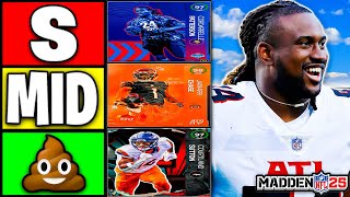 Ranking THE BEST WIDE RECEIVERS In Madden 25 Ultimate Team