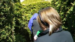 Tackling Hoo Hill Maze blindfolded!