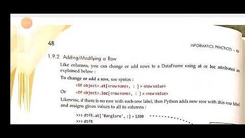 Adding, modifying, renaming and deleting rows and columns in data frame Dr Surya Pratap Singh