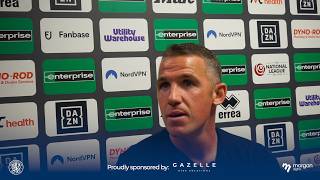 John Rooney after victory over Brackley Town 🗣️