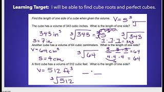 Cube Roots and Perfect Cubes