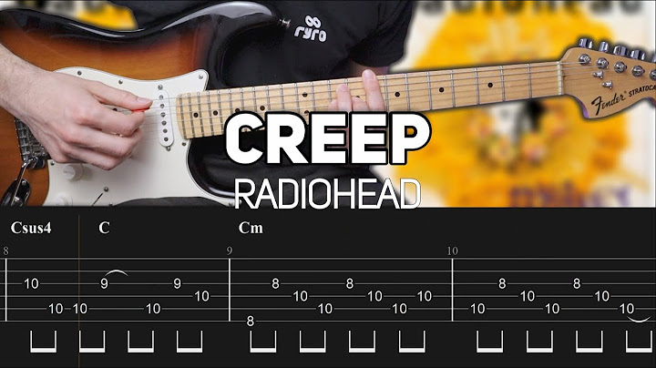 Creep Guitar version - Guitar performance video thumbnail