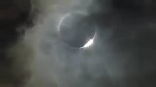 Real lunar eclipse video