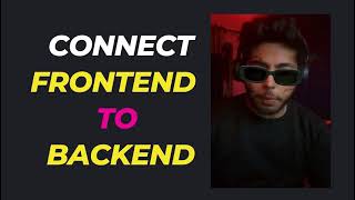 CONNECT FRONTEND TO BACKEND USING NODE AND REACT  | | FULL STACK PROXY AND CORS