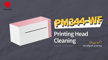 Phomemo Label Printer PM344-WF Tutorial 6丨Cleaning the Print Head for Phomemo 344WF
