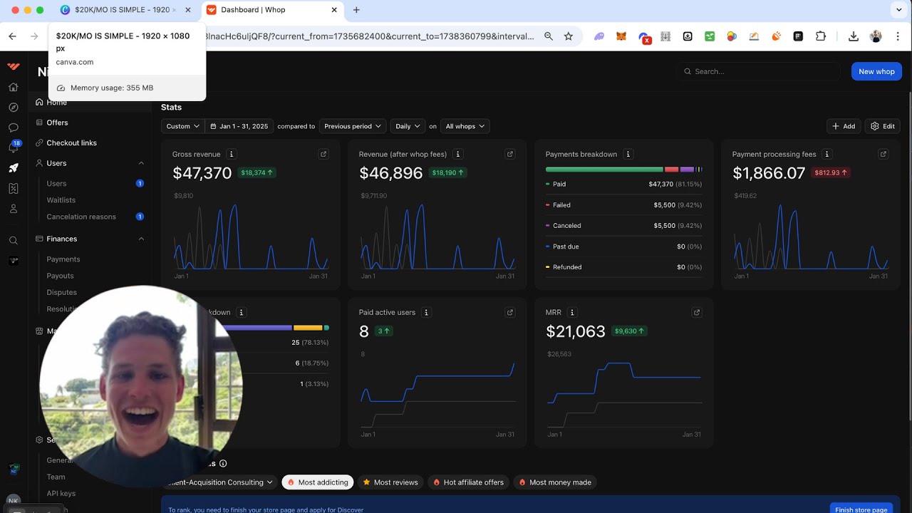 I made $151,000 in a single month, 85% profit with a team of 3.: video thumbnail
