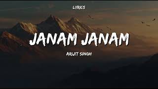 Janam Janam (Lyrics) ❤️ | Arijit Singh, Antara Mitra | Dilwale | Romantic Song