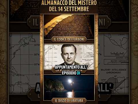 Video Almanacco del Mistero del 14 settembre 2026, Geroglifici, visione a distanza e UFO di Ubatuba.