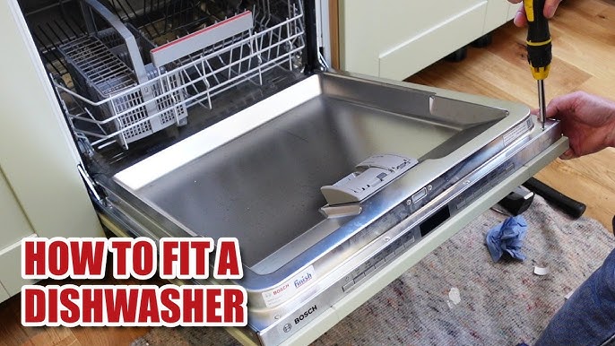 How to Install a Dishwasher Under a Granite Countertop