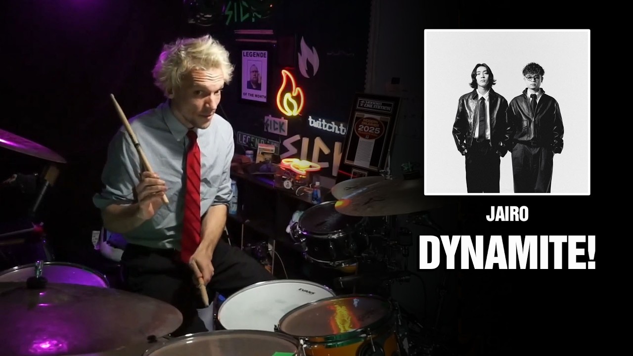 Jairo - Dynamite! | Кавер на барабанах [Первое прослушивание]