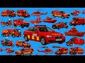 Emergency vehicles for kids | Learn name Firetruck, police car, Ambulance, rescue trucks 🚛🚨 🚓🚨 🚒