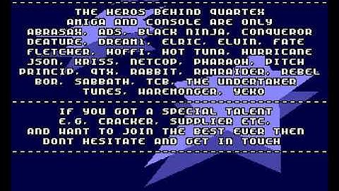 Quartex   Xtreme Racing mp4 HYPERSPIN AMIGA INTRO CRACKTRO DEMO COMMODORE NOT MINE VIDEOS