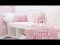 DIY NO SEW BENCH CUSHION: A professional looking bench cushion (NO SEWING)