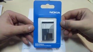 Распаковка Аккумулятора Nokia BL-5C