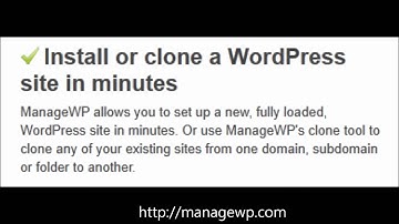 ManageWP: manage all your WordPress sites from one dashboard