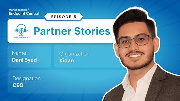 #5 | Partner Stories ft. Dani Syed from Kidan, Switzerland