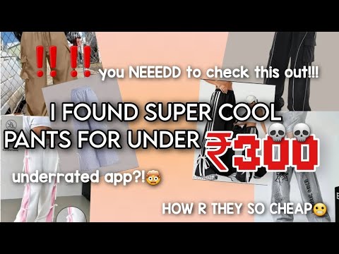 I FOUND THESE SUPER COOL TROUSERS UNDER ₹300 🤑(these are needs)👖✨️