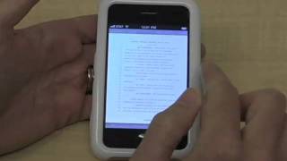 Reading PDF Transcripts on an iPhone