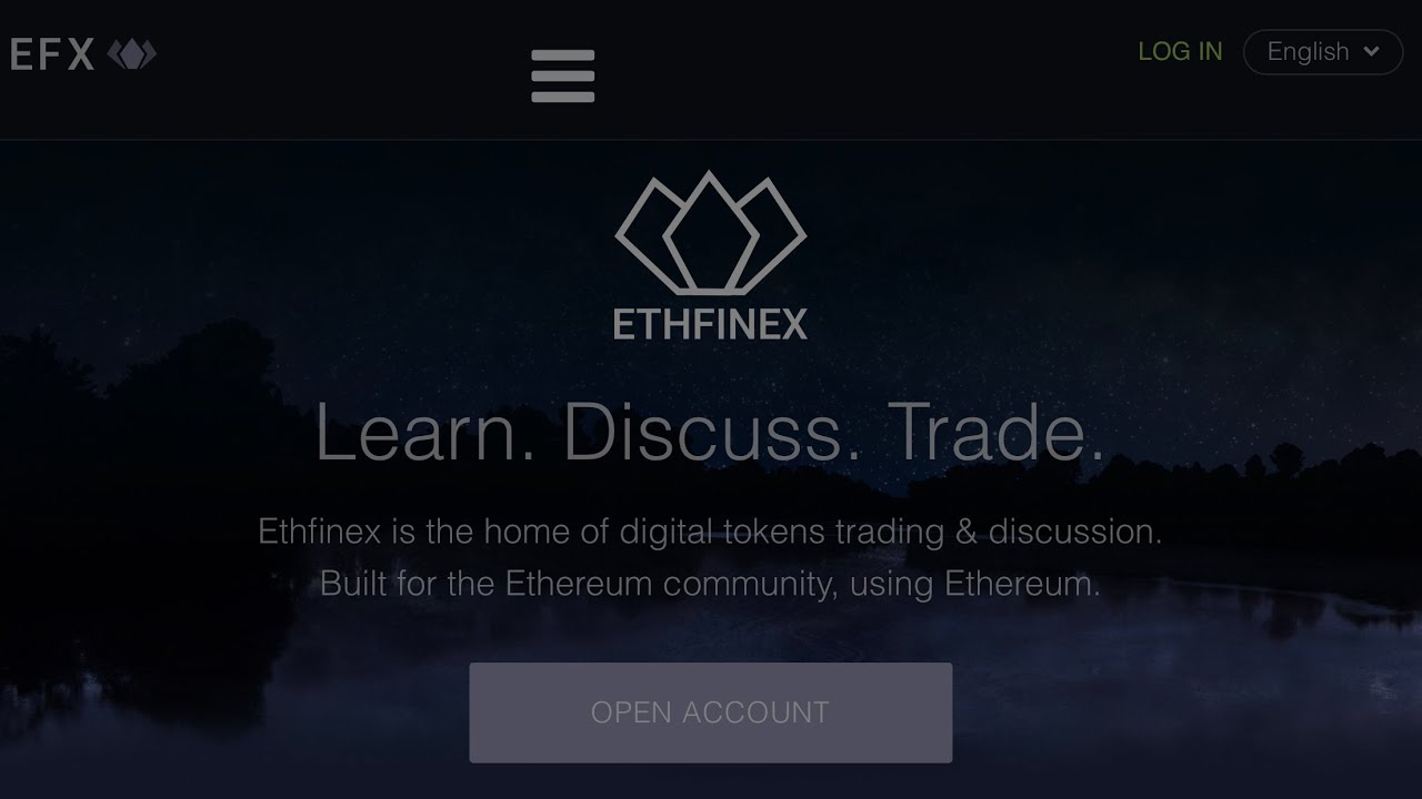 EthFinex - New Decentralized Exchange for BIG & Expert Traders -