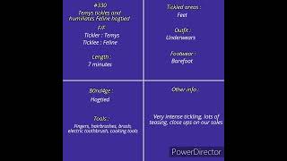 Preview Vid 330 - Temys Tickles Felines Feet Hogtied