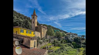 V395 -  IMPERIA - Villa Guardia - "Casale" dell' '800 nel centro storico Borgo Ligure di Pontedassio