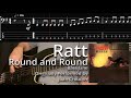 Ratt - Round and Round (Bass Line w/ Tabs and Standard Notation)