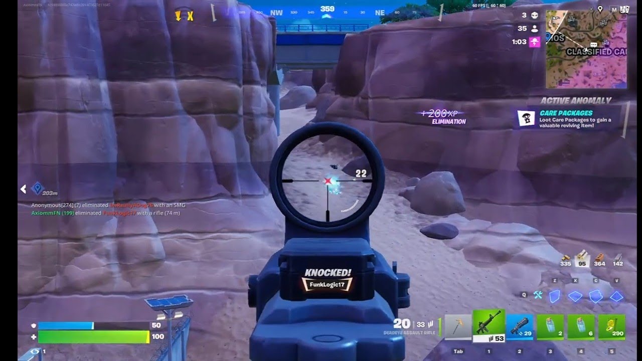 Fortnite, But Once I Pick Up An Item I Can't Drop It