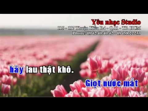 KARAOKE Con Đường Màu Xanh   Lê Hiếu