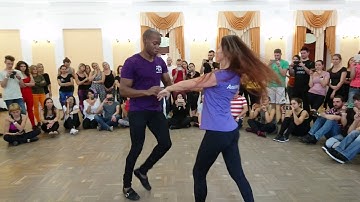 Marc & Anastasia Zouk Demo after Workshop Zouk Transformation in Chernigov