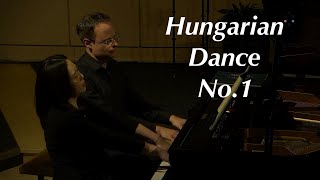 Johannes Brahms: Hungarian Dance No.1 (Live) - Four Hands Piano