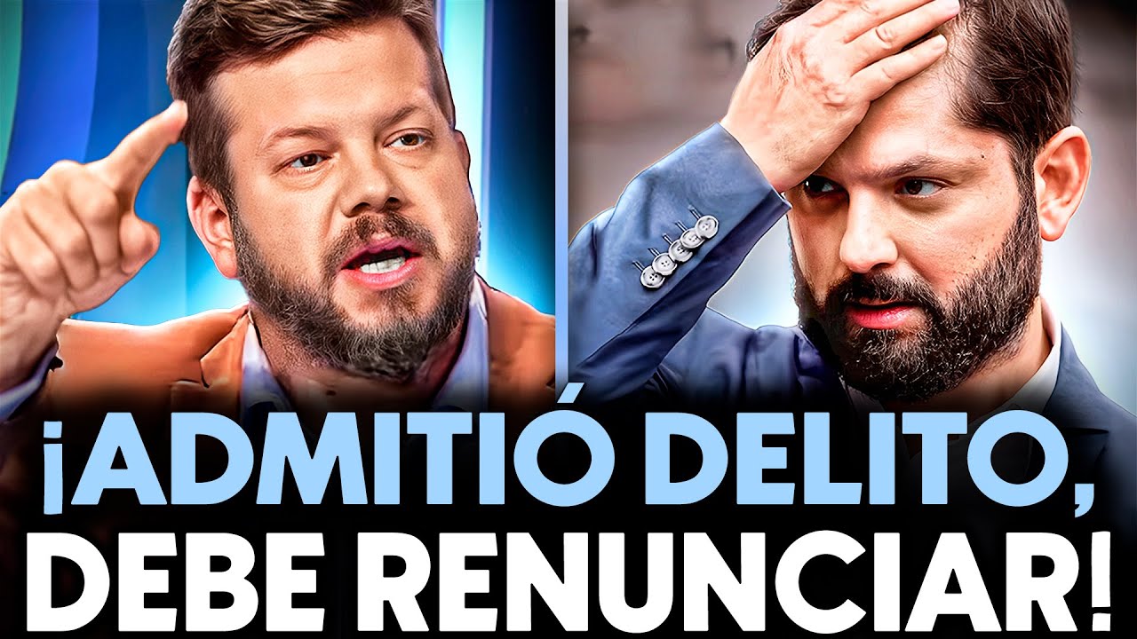 ¡LO ACABÓ! JOHANNES KAISER DESTRUYE a PRESIDENTE GABRIEL BORIC por ASUMIR DELITO