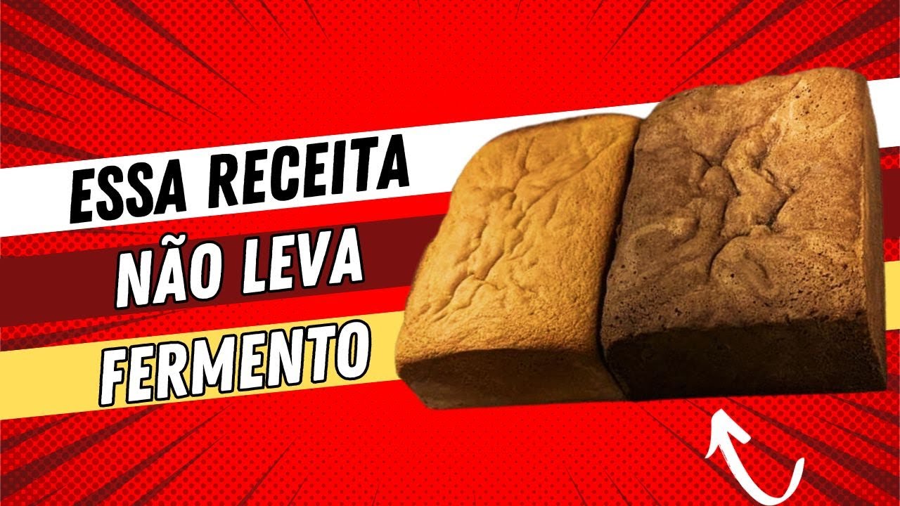 🔴Pão de ló sem fermento 1 receita rende 2 bolos