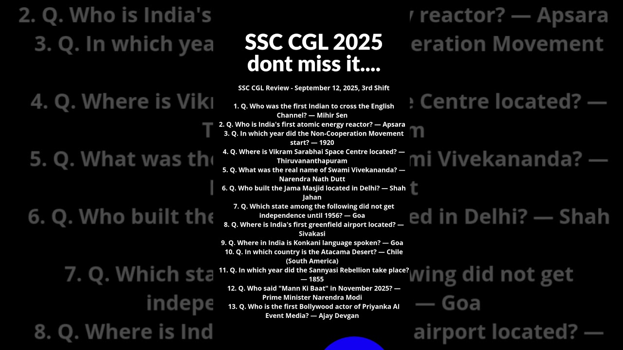SSC CGL Exam Analysis|12 Sept 3rd Shift