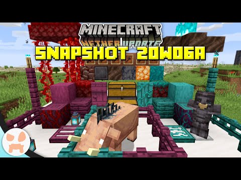 NEW ARMOR, TOOLS, WOOD & MORE! | Minecraft 1.16 Nether Update Snapshot 20w06a