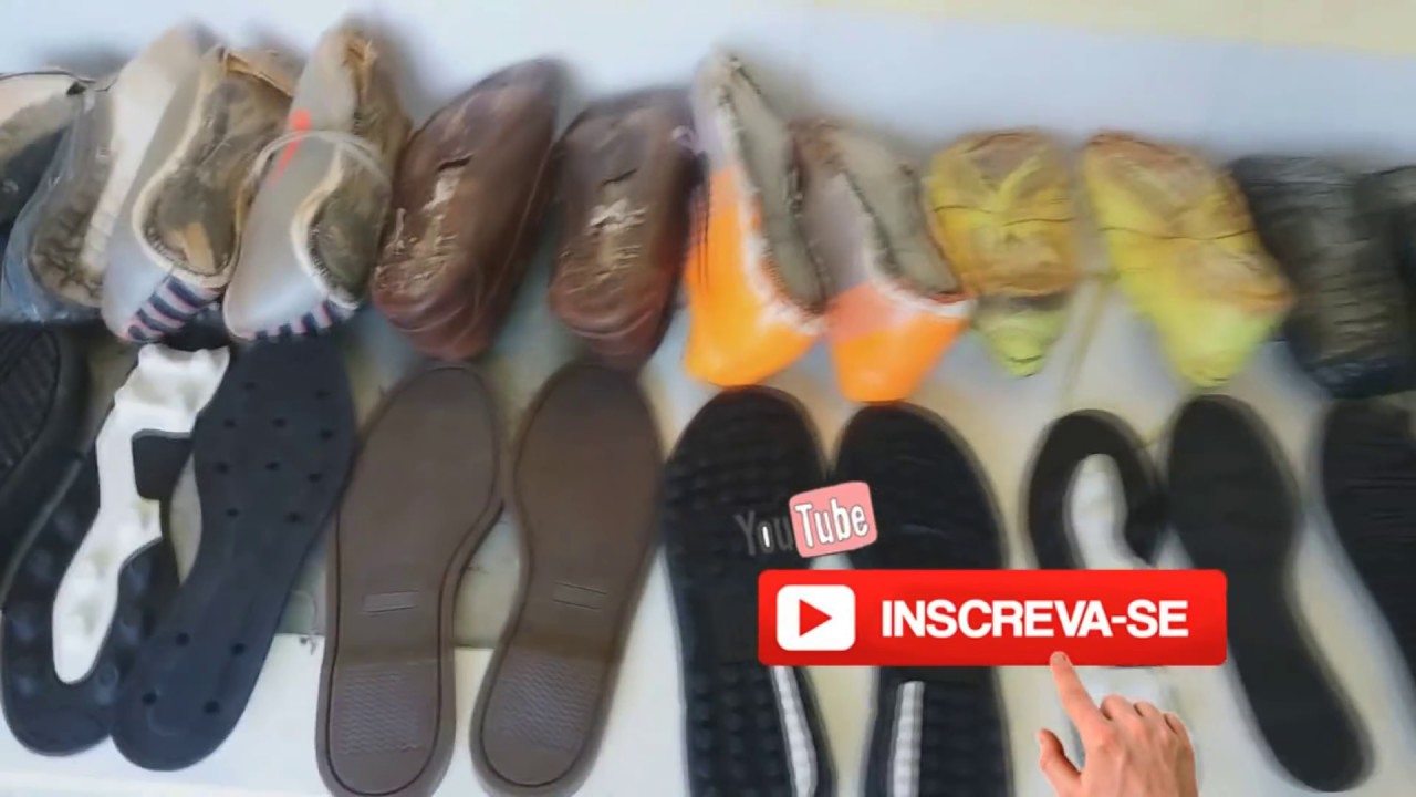 TROCANDO SOLADOS DOS SAPATOS - YouTube