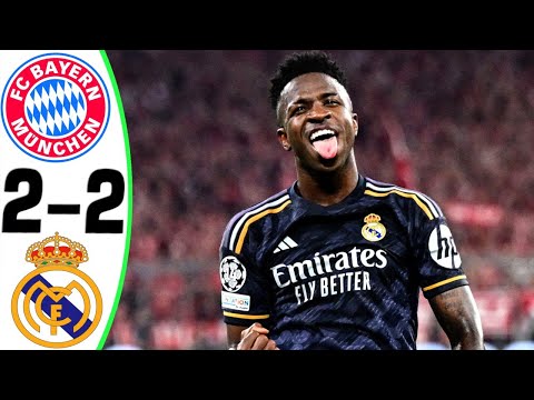 Bayern Munich vs Real Madrid 2-2 - All Goals and Highlights - 2024 