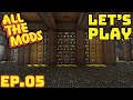 Setting Up Storage Drawers &amp; Upgrading Our Machines | All The Mods 3 - Episode 05