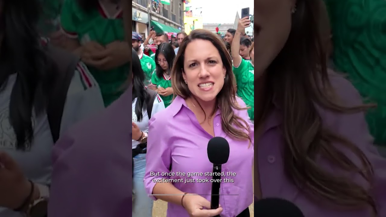 Mexico fans celebrate World Cup opening win