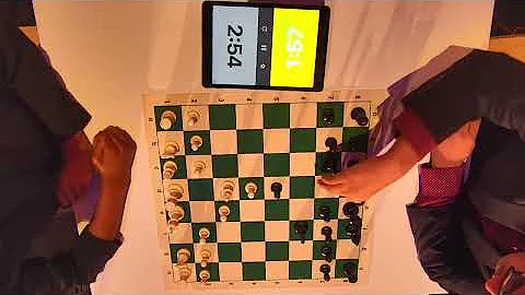 Abhimanyu Mishra and Jessica Hyatts speed chess ma...