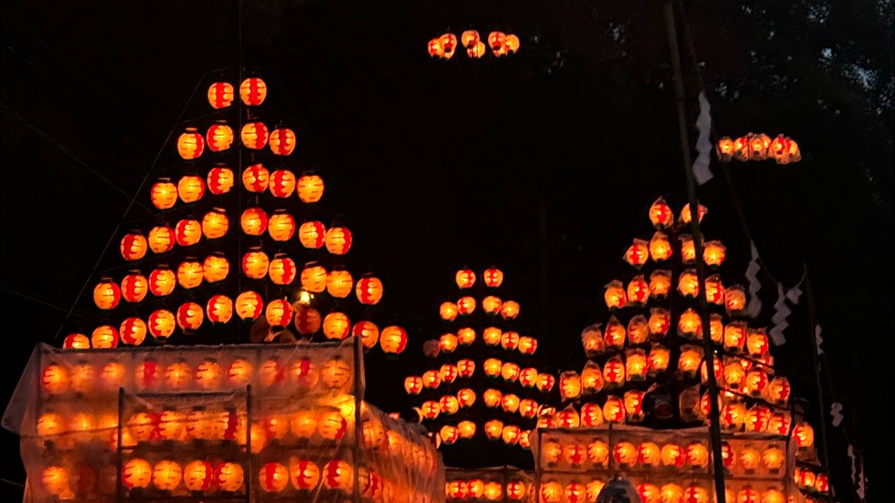 2023年度 二本松の提灯祭り☆4町合同引き廻し☆亀谷坂