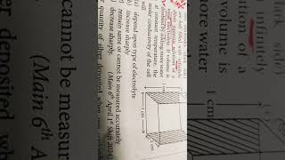 JEE main trap question of electrochemistry. a conductivity cell with two electrons are half filled