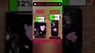 🤯🔋 GALAXY Z FOLD 6 VS SAMSUNG S24 PLUS BATTERY TEST
