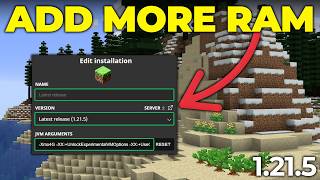 Famous How To Add More RAM To Minecraft (1.21.5) Profile