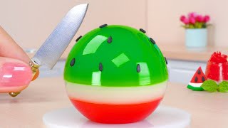 watermelon jelly ball ultimate miniature watermelon jelly making for hot summer tiny cakes
