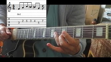 Major Triad Pairs for C major Lick (with tabs) - DP