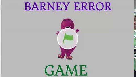 Barney error game on scratch (correct code)